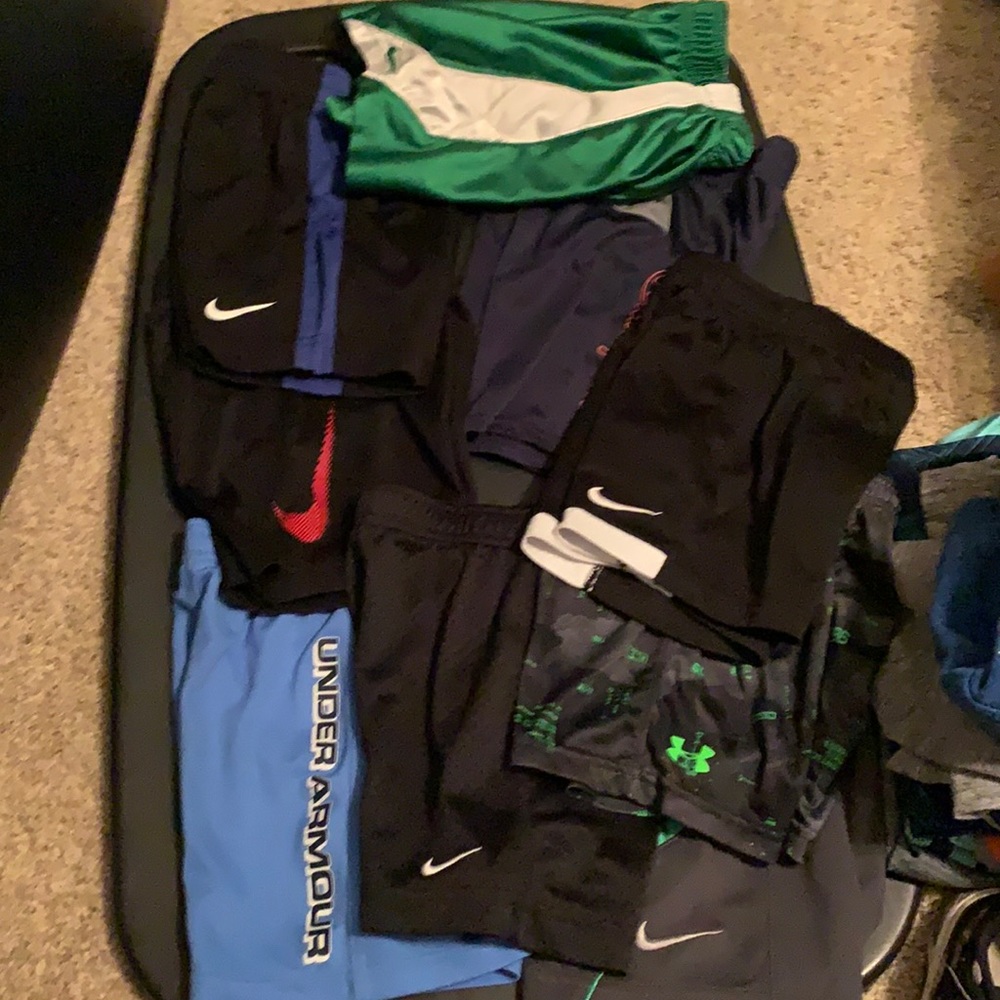 9 Pairs of Toddler Shorts Nike Under Armour
